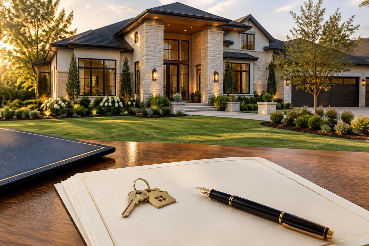 A welcoming home and real estate closing details
